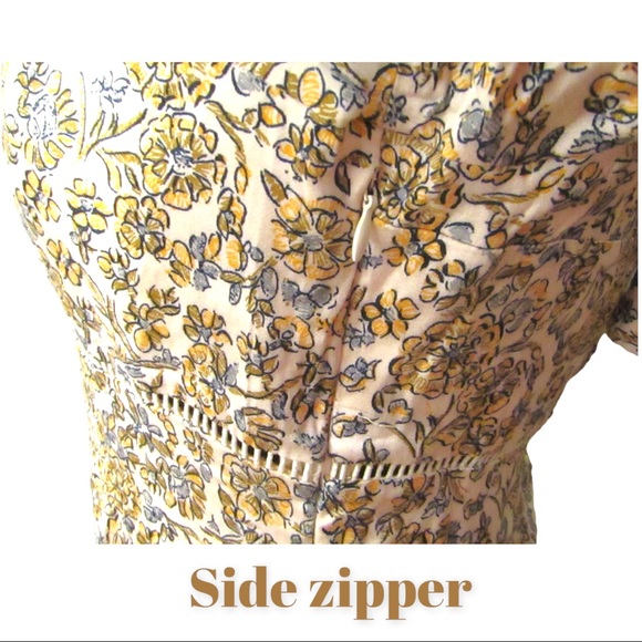 NWOT FREE PEOPLE BOHEMIAN MINI DRESS FLORAL PRINT - Picture 8 of 11